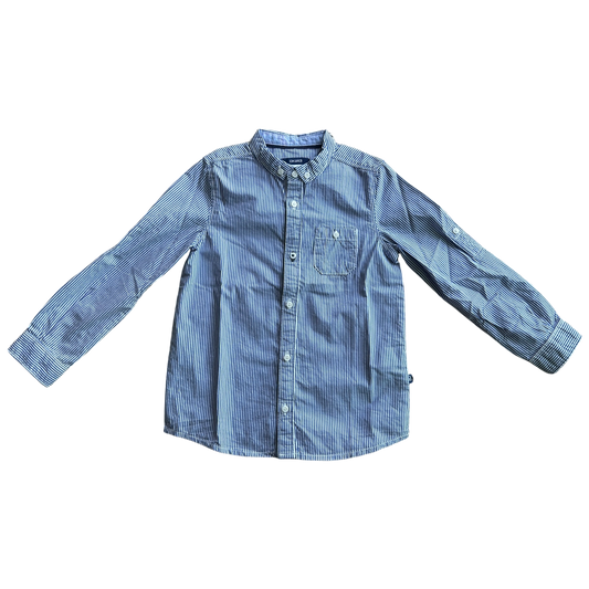 Boys Okaïdi blue and white T-shirt size 4