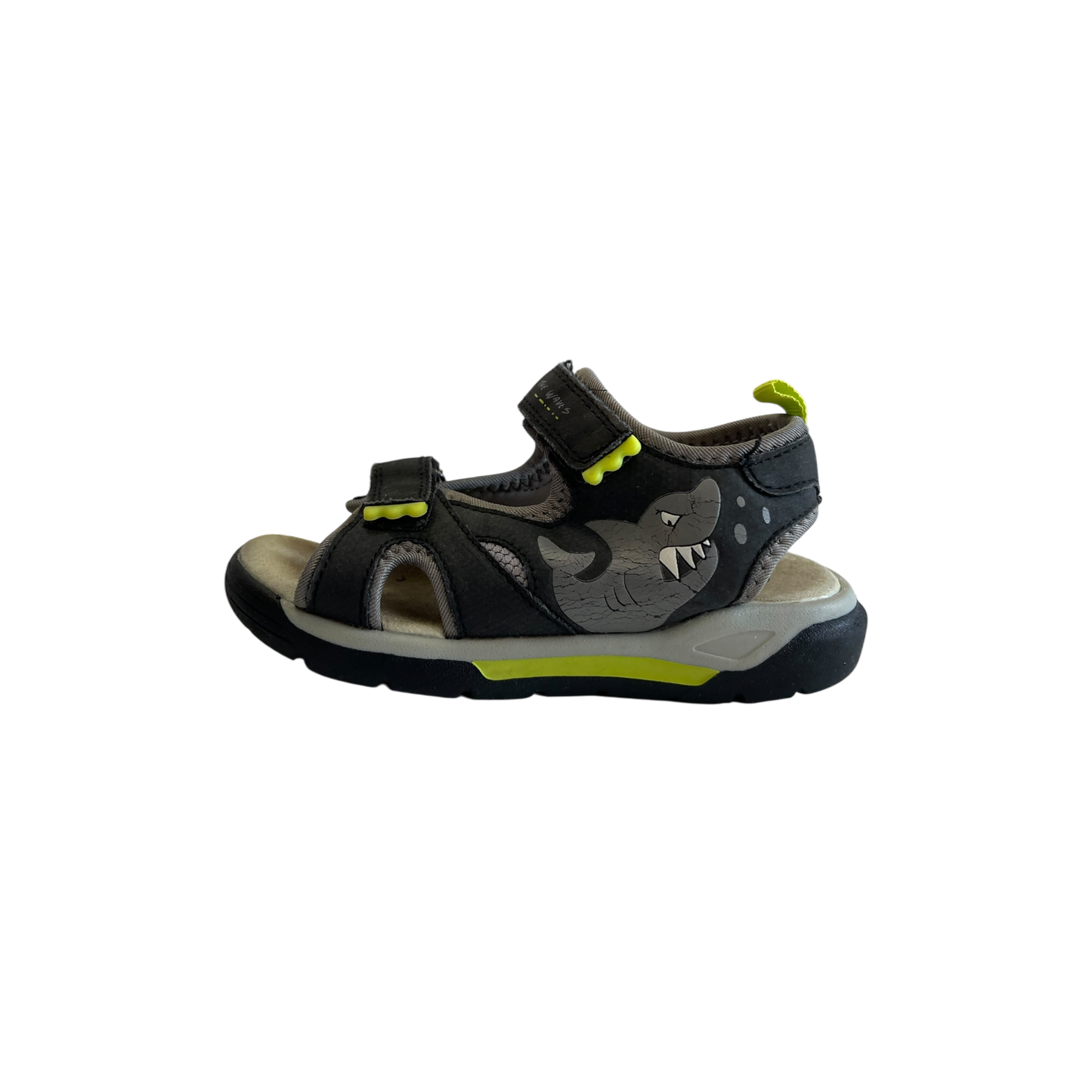 Black and Gray Sandals