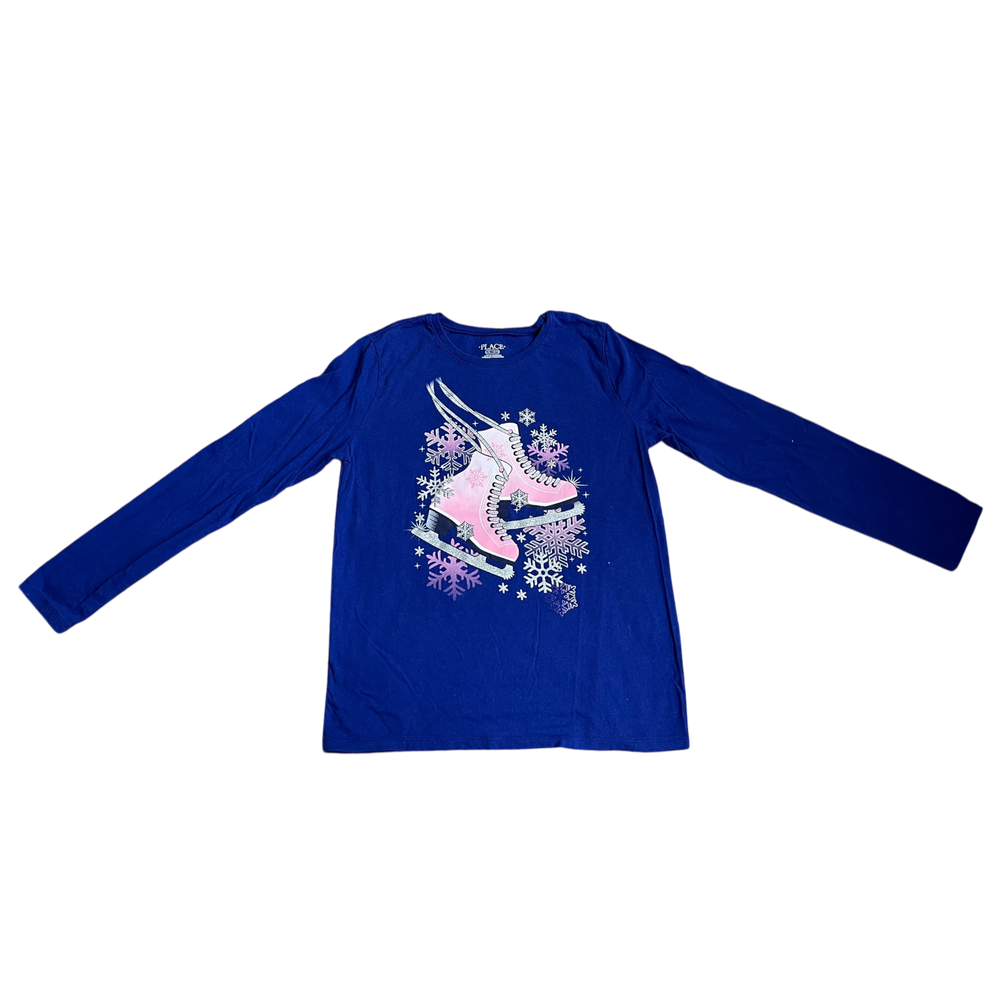 Girl place blue T-shirt size 10