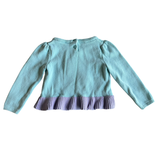 Girls Gymboree blue and purple Sweatshirt size 3
