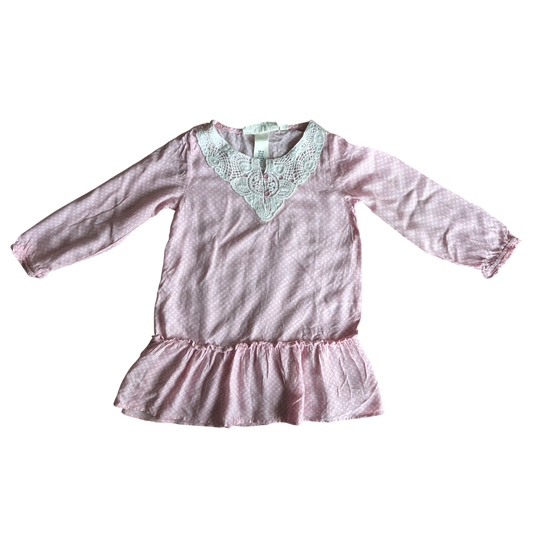 Girls L.O.G.G  pink Dress  size 4