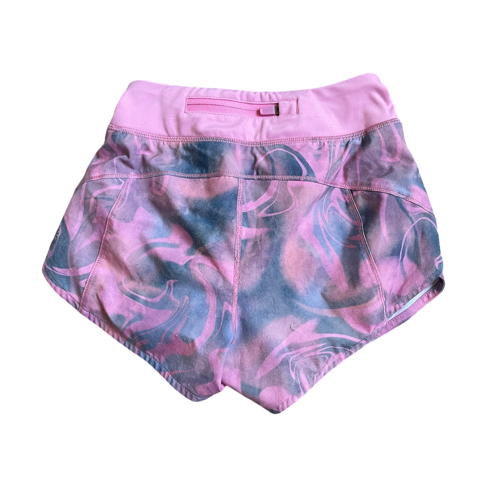 Girls Athleta girl pink with gray Short size 7