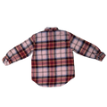 Old Navy Plaid Button Up Red with Blue and Pink