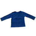 Boys unknown blue T-shirt with long sleeves size 2