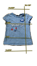 Girls mayoral blue and white T-shirt size 7