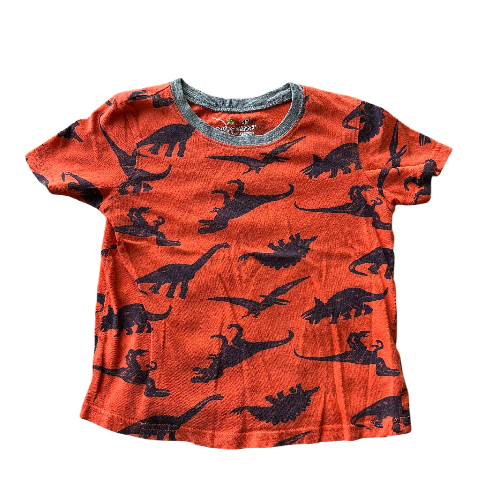 Boys jumping beans orange and black T-shirt size 4