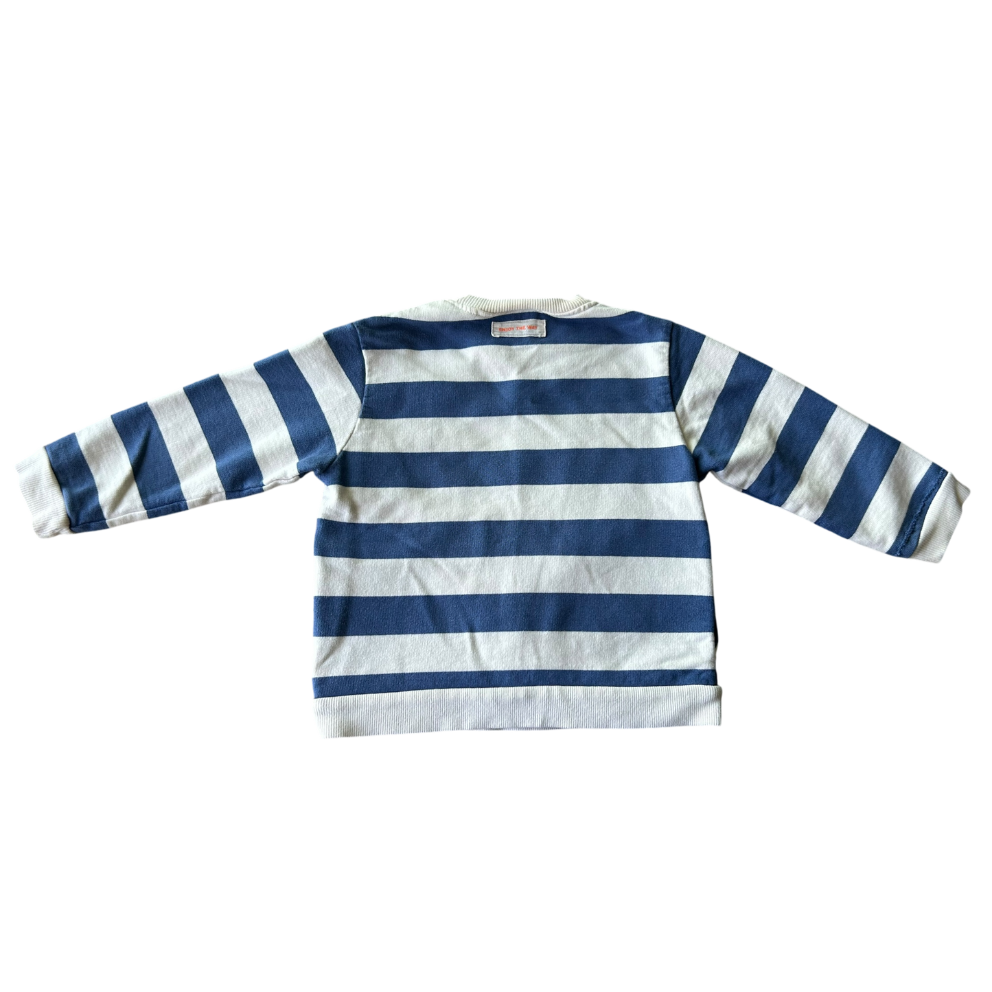 Boys zara blue and white Sweatshirt size 3