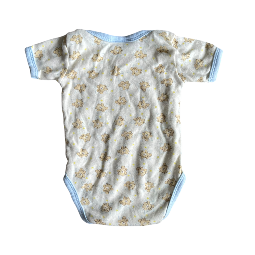 Gils baby basics Blue & creamy Romper size 3 mth