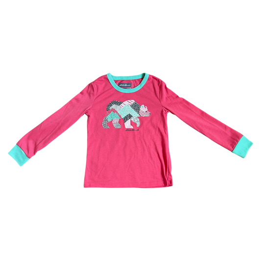 Girls Eddie Bower pink T-shirt size 5