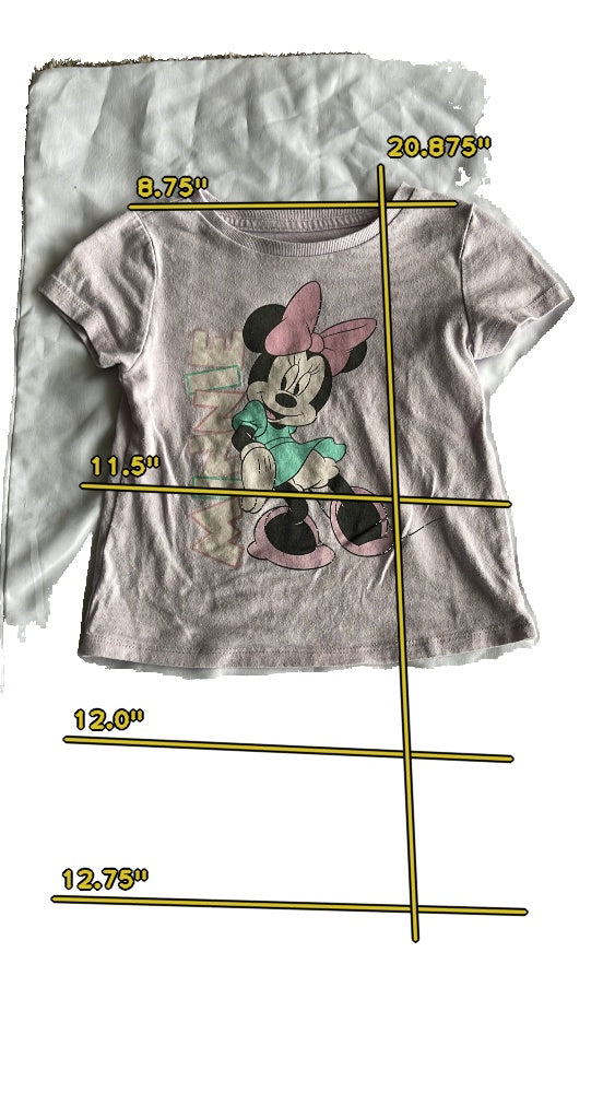 Girls Disney light purple T-shirt size 3