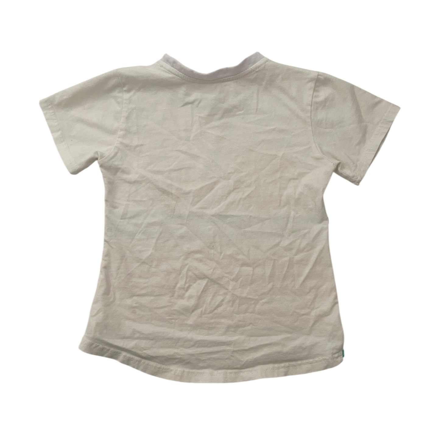 Girls Simpexpe white T-shirt size 5 year