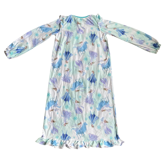 Girls Disney frozen blue and white Dress size 10