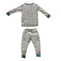 Boys carter’s gray with teal Pajama size 18 mth
