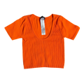 Girls zara orange T-shirt size 2