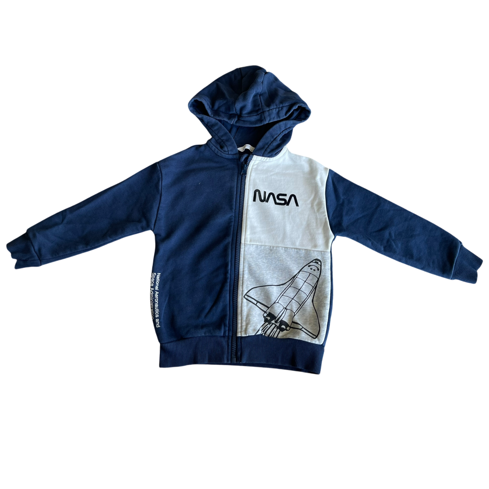 Boys M&S blue and gray Sweatshirt size 4