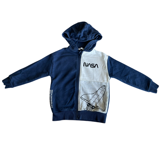 Boys M&S blue and gray Sweatshirt size 4