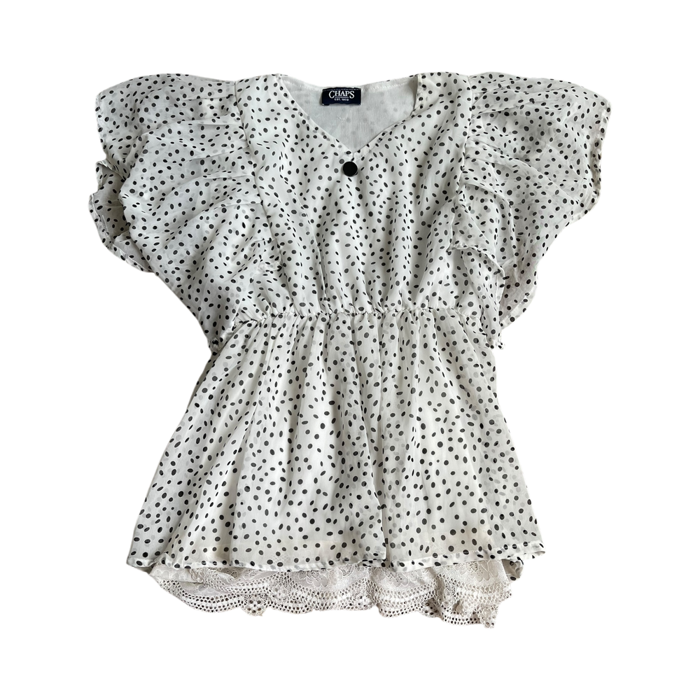 Girls chaps black and white Dress size 8