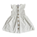Girls little lass white Dress size 6