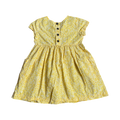 Girls Hanna Andersson yellow Dress size 6