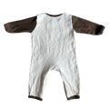 Girls HB Brown & Cream Onesie size: newborn