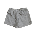 White & Black Striped Shorts from H&M for 12 Year old Girls