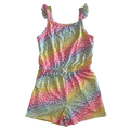 Girl wonder nation multicolor Romper size 10 year