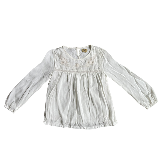 Girls true craft white Short dress size 7