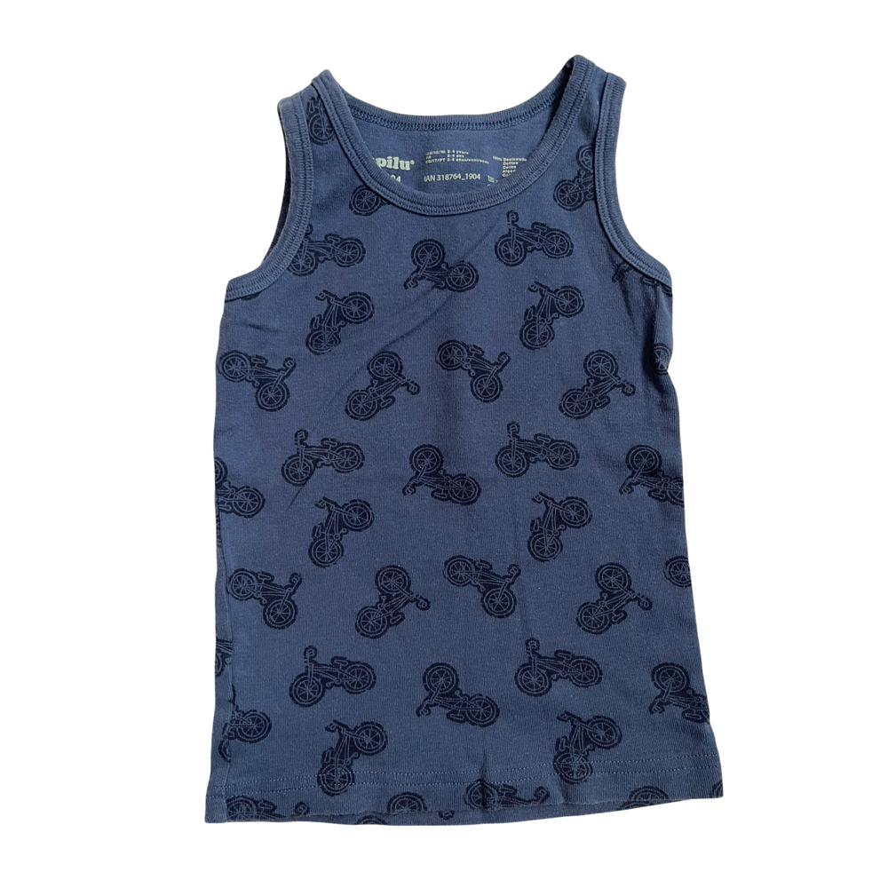 Boys Lupilu navy T-shirt size 2