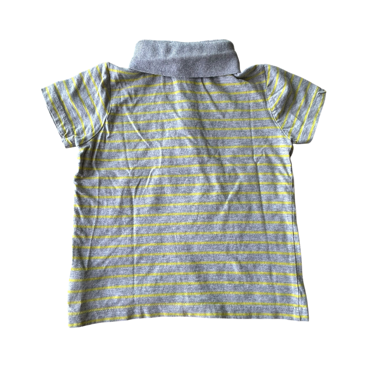 Boys ready steady go gray and yellow T-shirt size 3