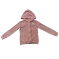 Girls Velvet Zipper Sweatshirt