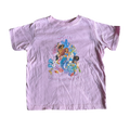 Girls rabbit skin pink T-shirt size 4