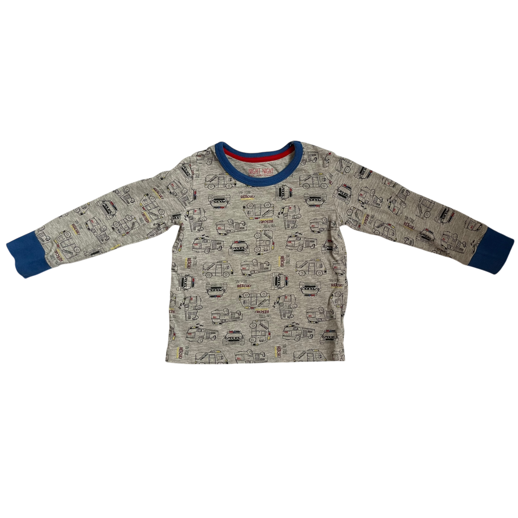 Boys night night gray, size 2