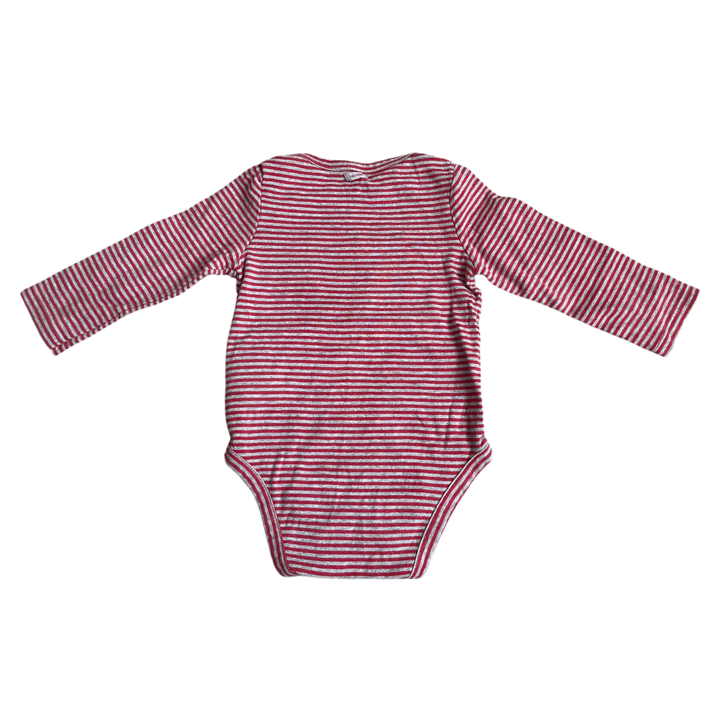 Unisex gap red and gray Onesie size 18 mth