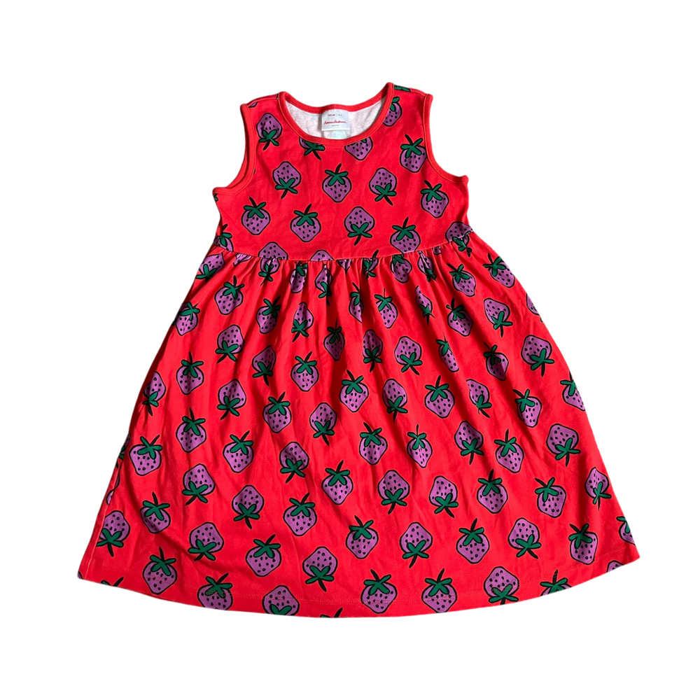 Girls Hanna Andersson red purple Dress size 8