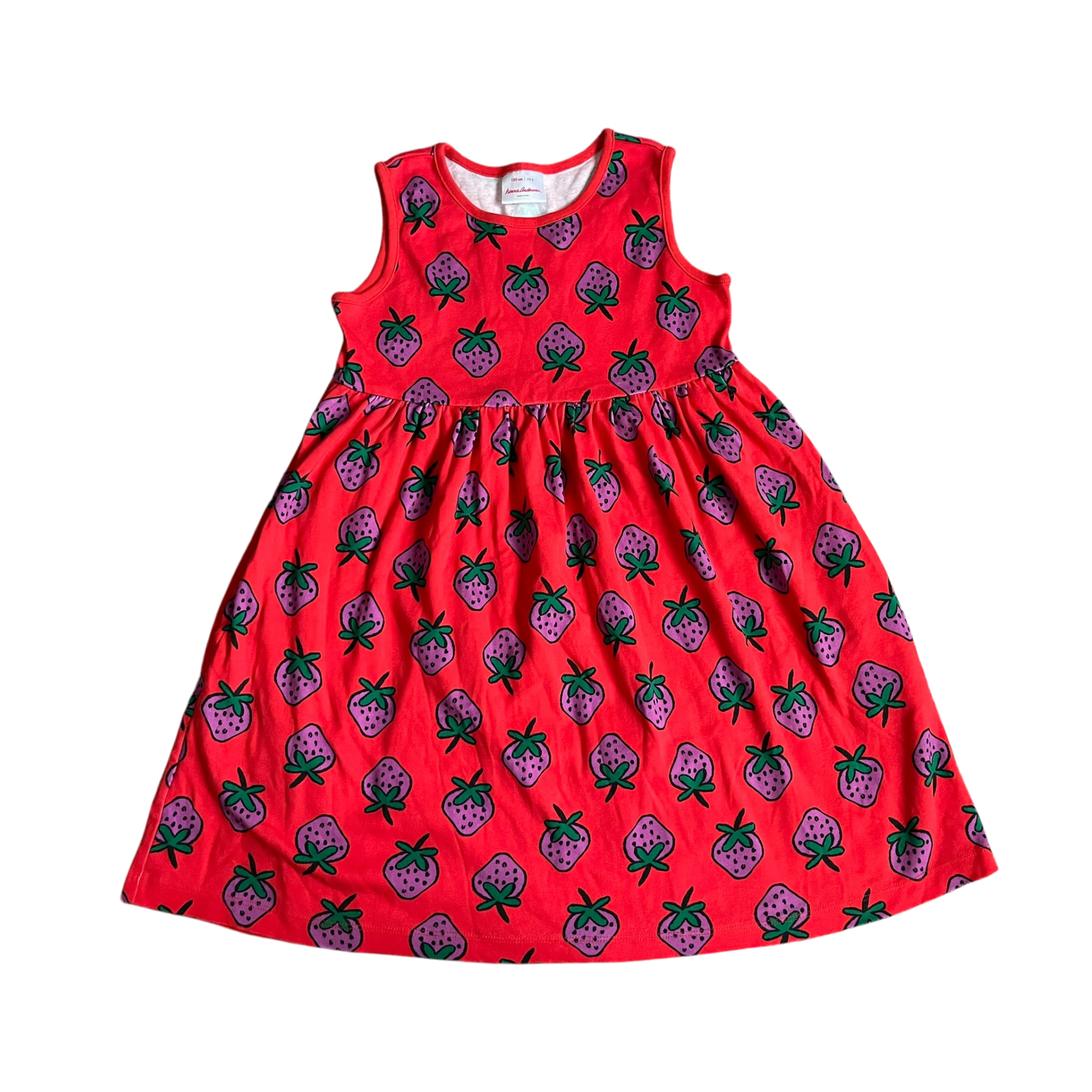 Girls Hanna Andersson red purple Dress size 8