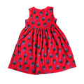Girls Hanna Andersson red purple Dress size 8