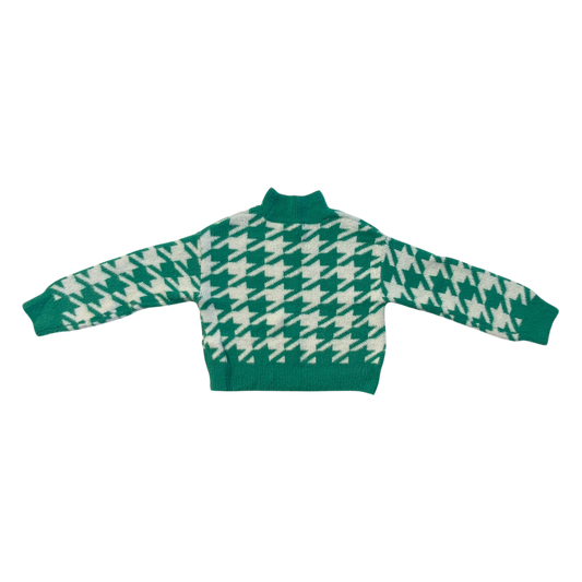 Girl Art Class green and white Sweatshirt size 10 year