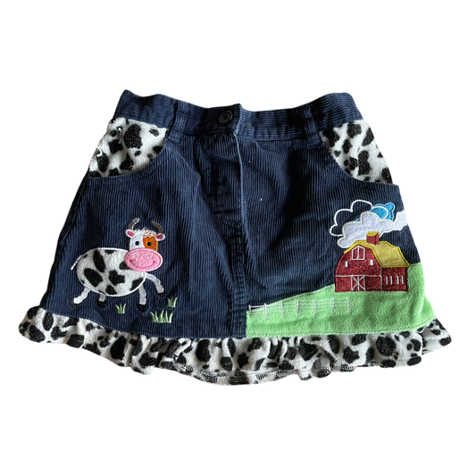 girls Toffee and apple multicolor Skirt size 4