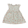 Girls gap orange pink white Dress size 4