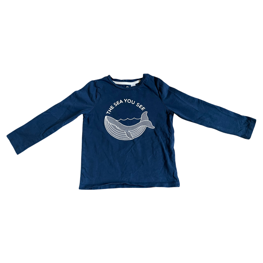 Boys Okaïdi blue T-shirt size 4