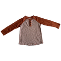 Boys cat & jack brown and gray T-shirt size 3