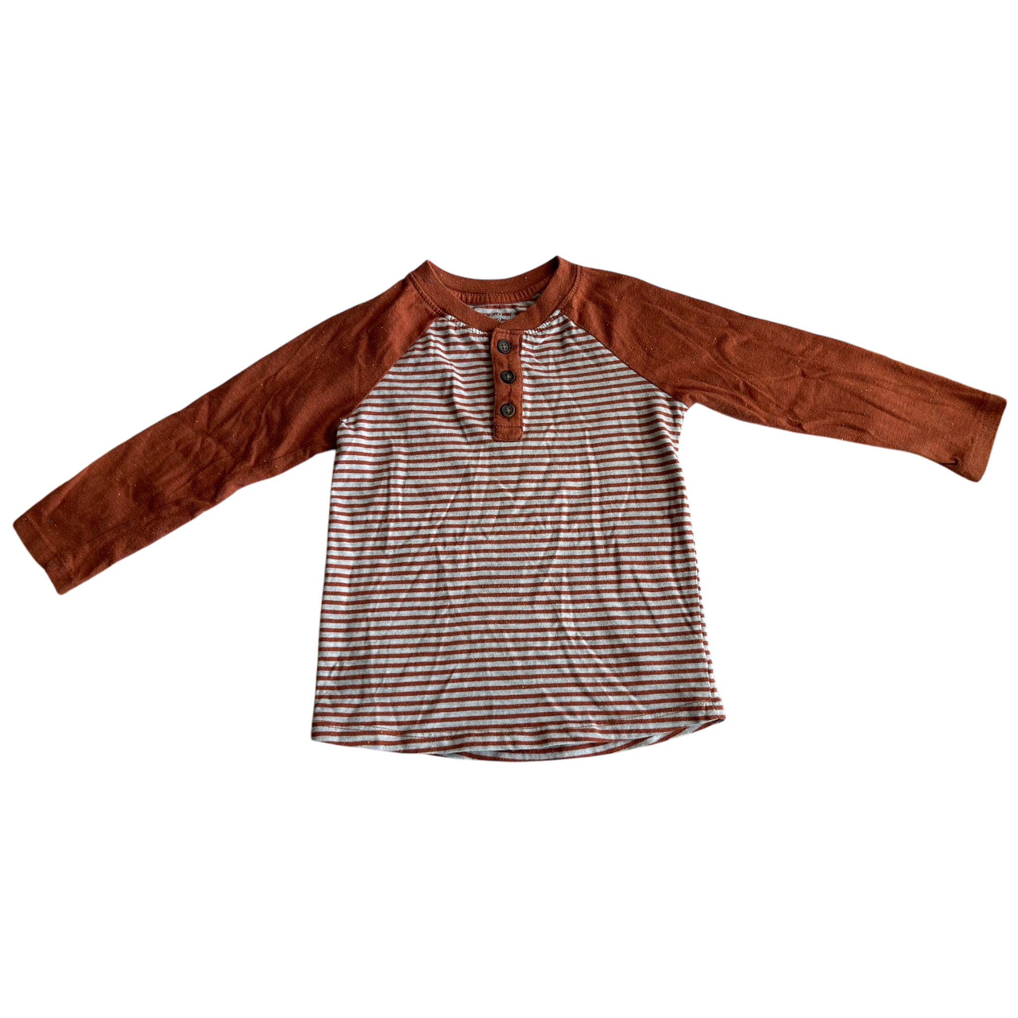 Boys cat & jack brown and gray T-shirt size 3
