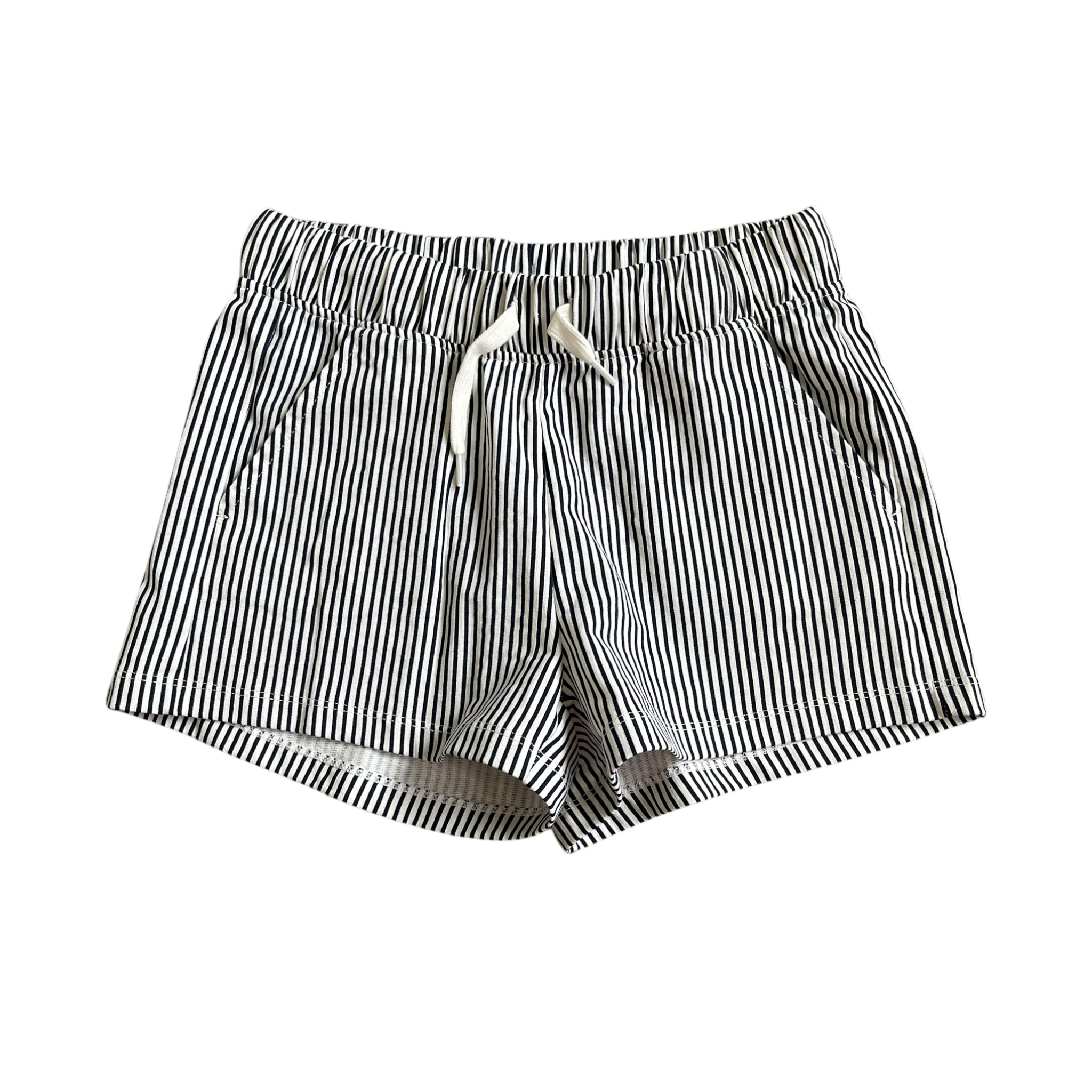 White & Black Striped Shorts from H&M for 12 Year old Girls