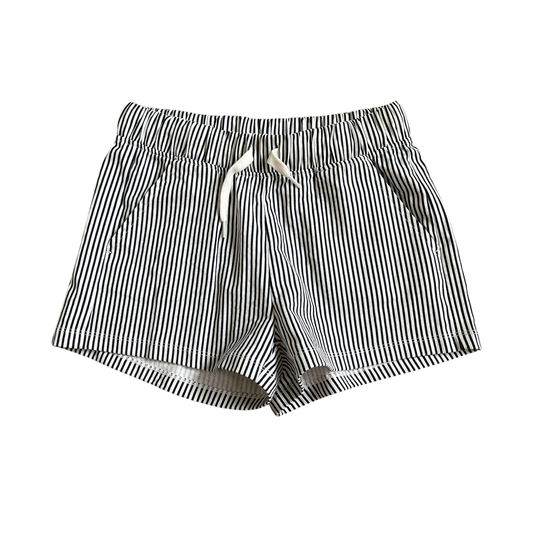 White & Black Striped Shorts from H&M for 12 Year old Girls