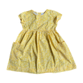 Girls Hanna Andersson yellow Dress size 8