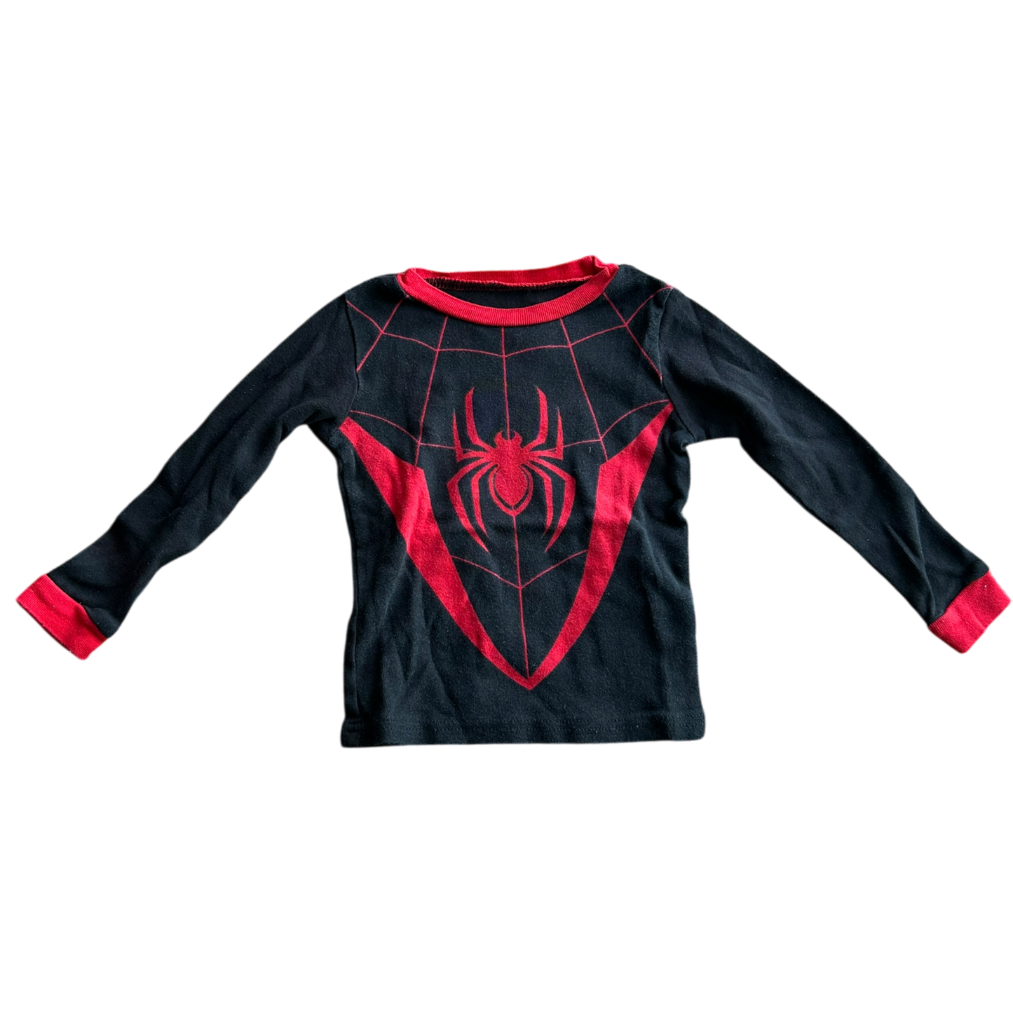 Boys marvel black and red Pajama size 4