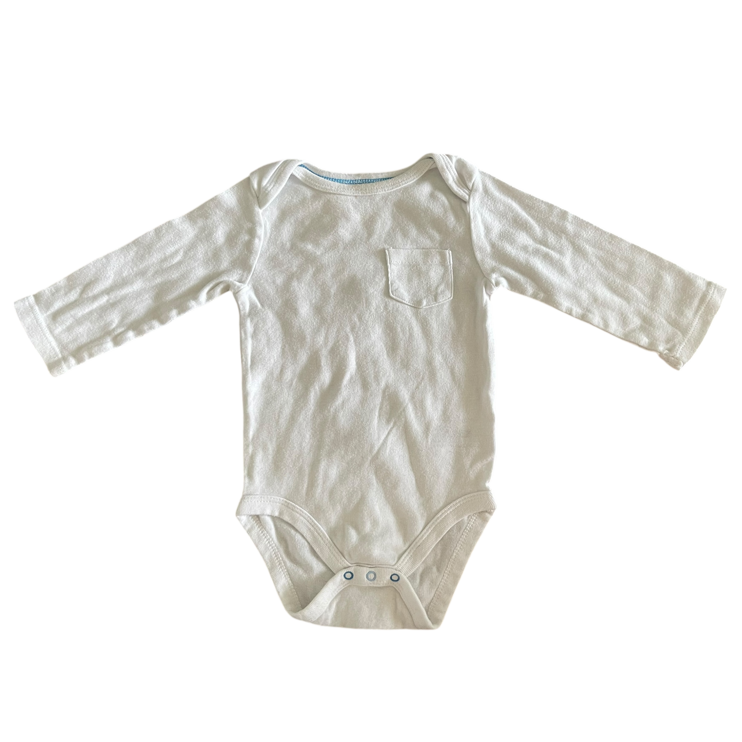 Unisex cloud island white Onesie size 6 mth