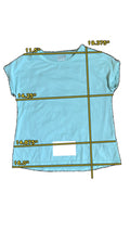 Girls 32 cool teal T-shirt size 7
