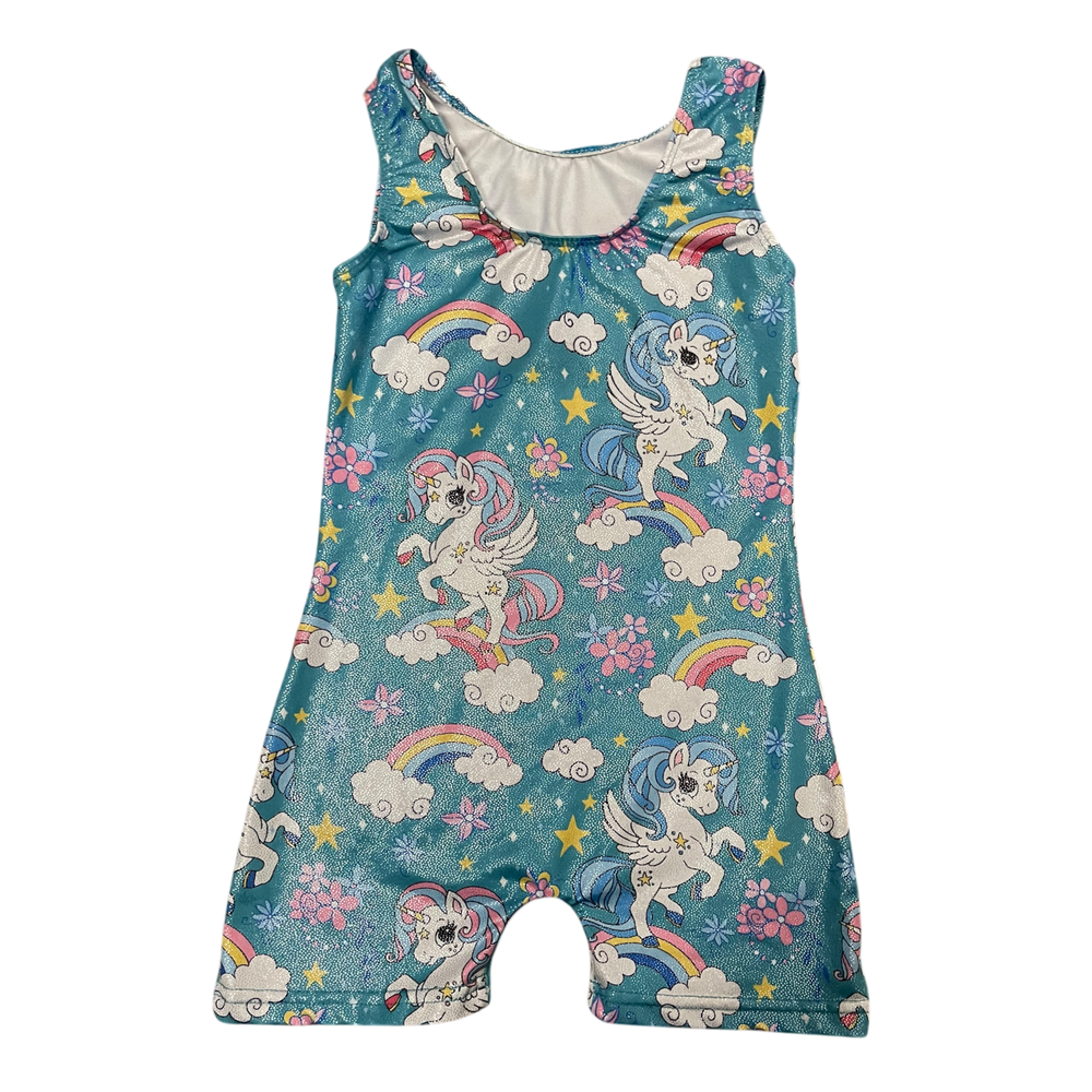 Girls unicorn print Swimsuit, Size 4 | Preloved