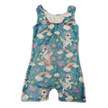 Girls unicorn print Swimsuit, Size 4 | Preloved
